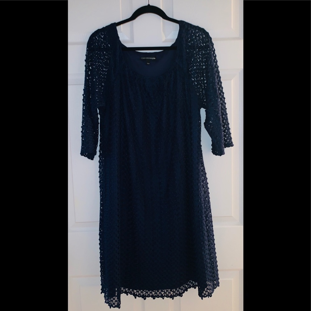 Navy blue dress